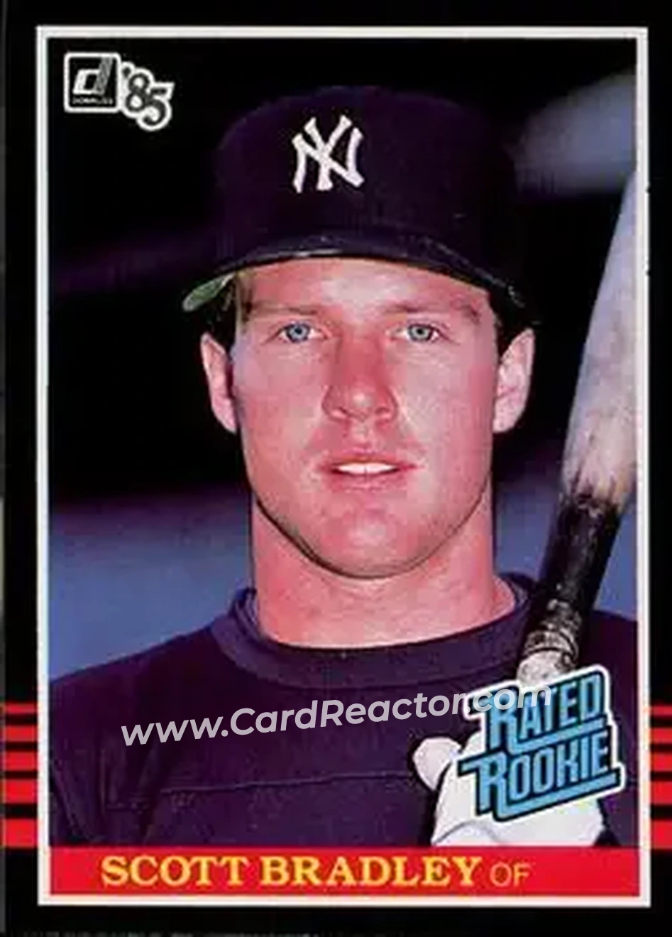 1985 Donruss #37 - Scott Bradley - New York Yankees - Front