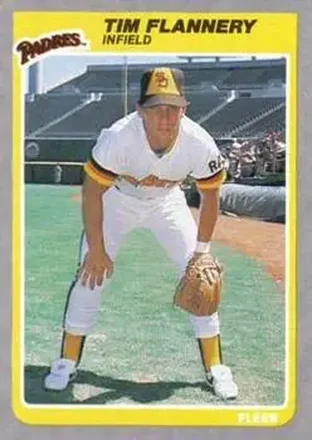1985 Fleer #31 Tim Flannery