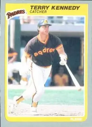 1985 Fleer #37 - Terry Kennedy - San Diego Padres