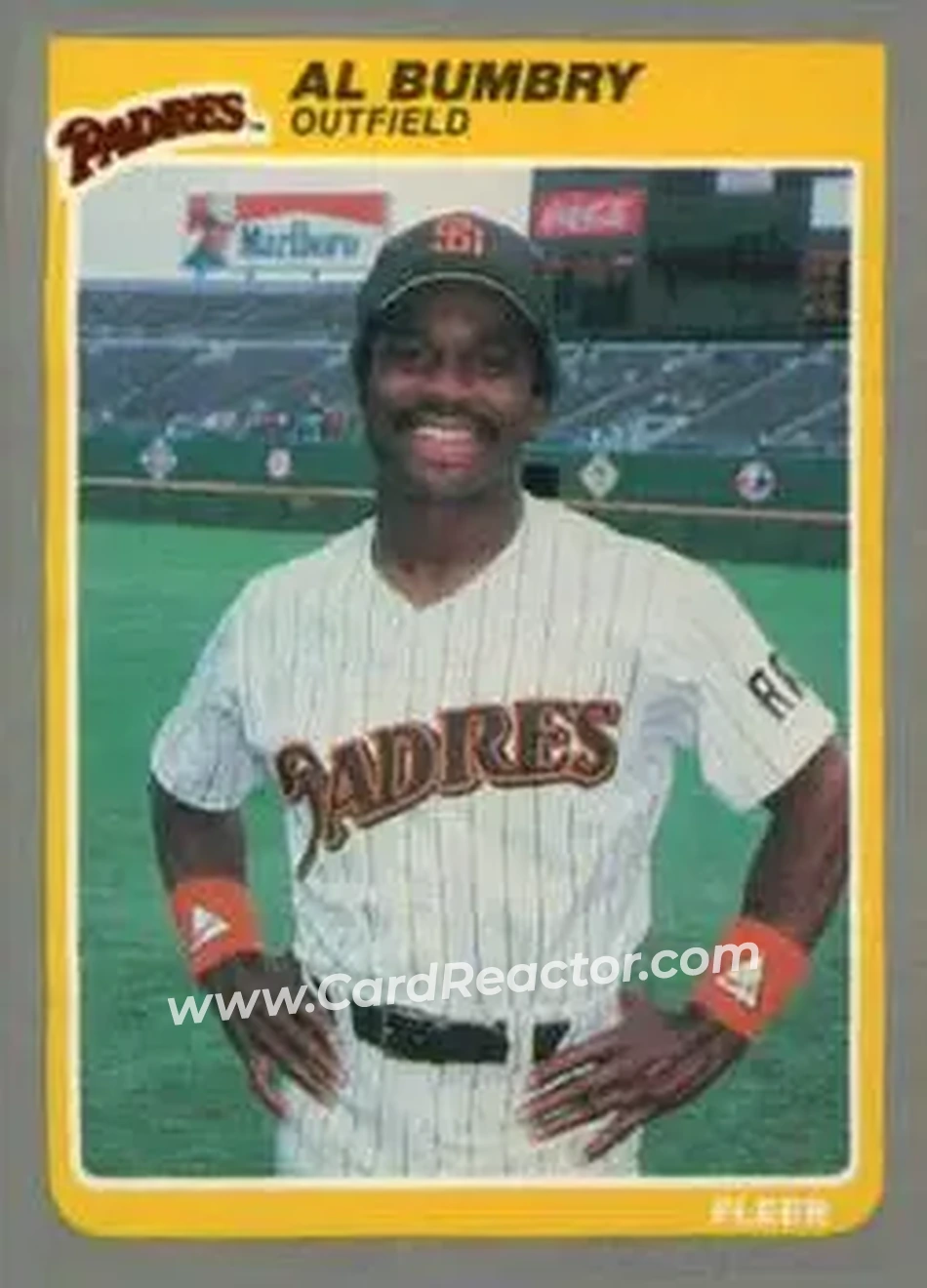 1985 Fleer Update #U-13 - Al Bumbry - San Diego Padres - Front