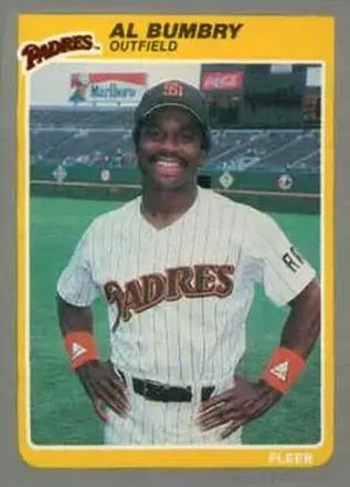 1985 Fleer Update #U-13 - Al Bumbry - San Diego Padres