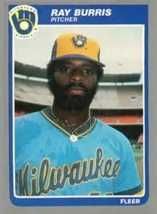 1985 Fleer Update #U-15 - Ray Burris - Milwaukee Brewers