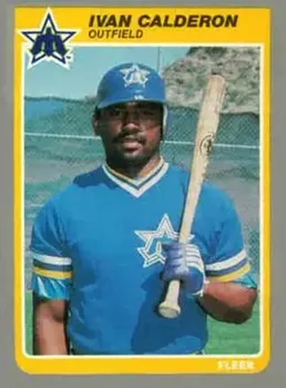 1985 Fleer Update #U-17 Ivan Calderon