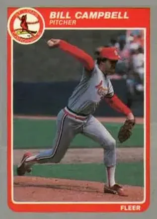 1985 Fleer Update #U-19 - Bill Campbell - St. Louis Cardinals