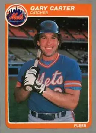 1985 Fleer Update #U-21 - Gary Carter - New York Mets