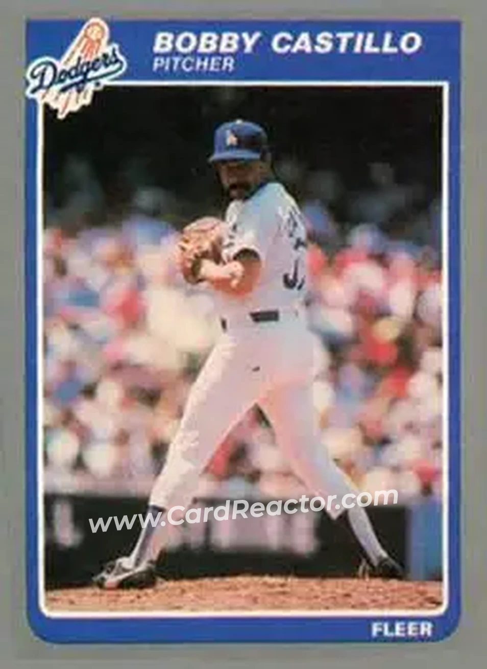 1985 Fleer Update #U-22 - Bobby Castillo - Los Angeles Dodgers - Front