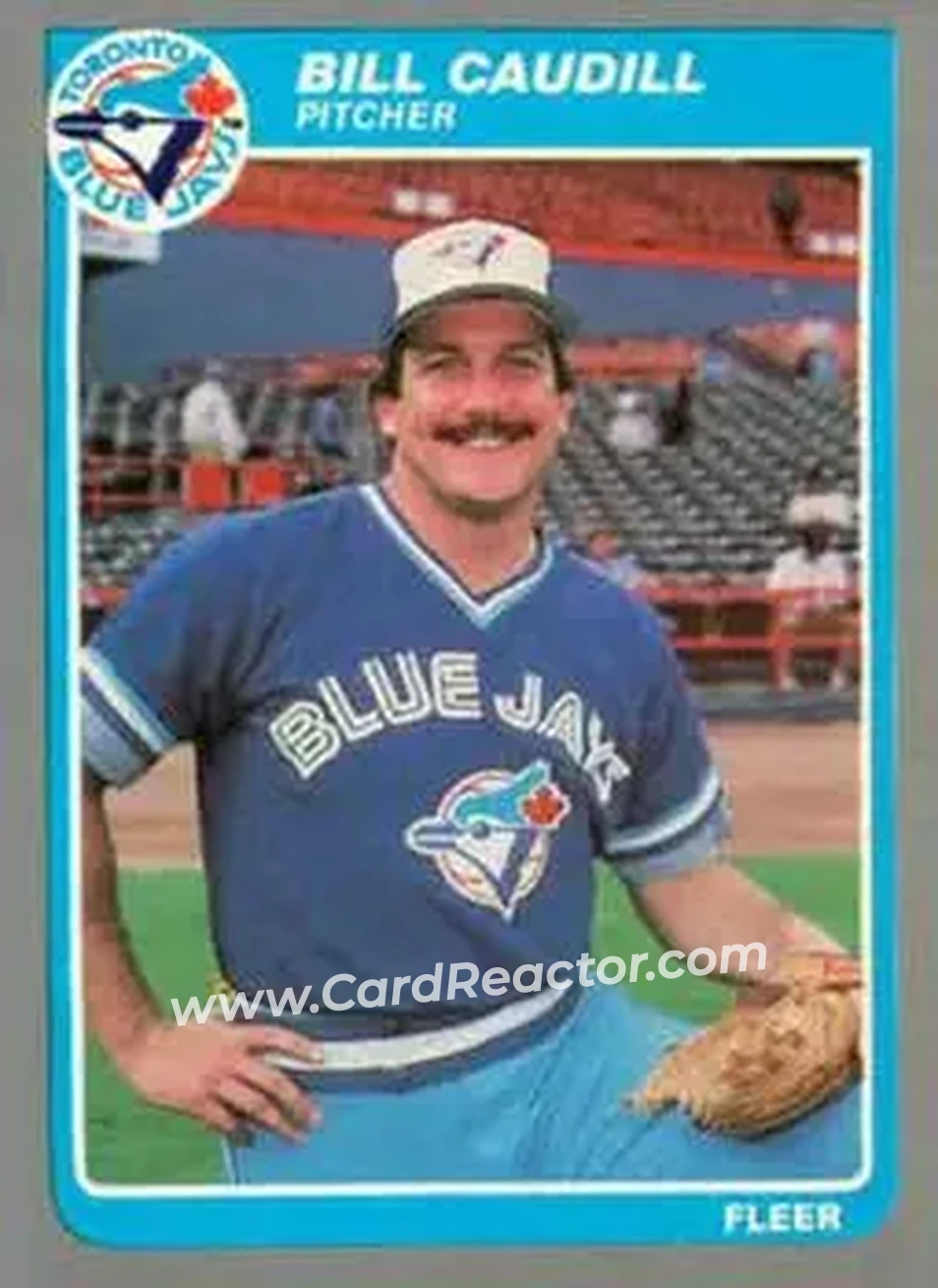 1985 Fleer Update #U-23 - Bill Caudill - Toronto Blue Jays - Front 1985 Fleer Update #U-23 - Bill Caudill - Toronto Blue Jays - Front