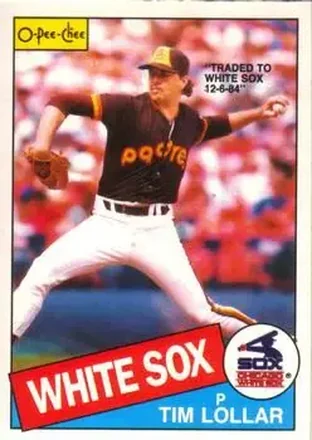 1985 O-Pee-Chee #13 - Tim Lollar - Chicago White Sox