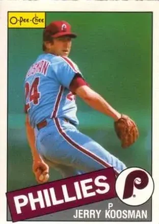 1985 O-Pee-Chee #15 - Jerry Koosman - Philadelphia Phillies