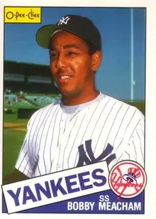 1985 O-Pee-Chee #16 - Bobby Meacham - New York Yankees