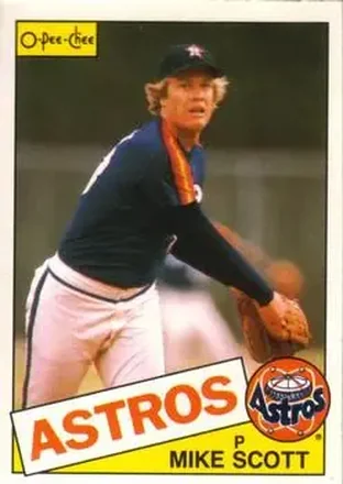 1985 O-Pee-Chee #17 - Mike Scott - Houston Astros