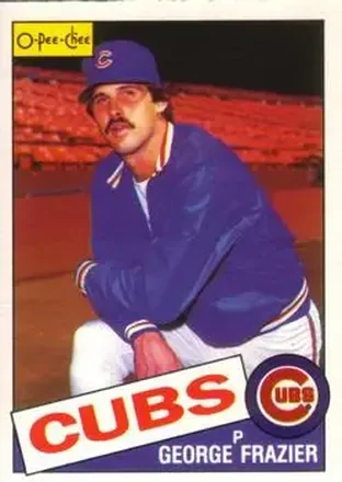 1985 O-Pee-Chee #19 - George Frazier - Chicago Cubs 1985 O-Pee-Chee #19 - George Frazier - Chicago Cubs