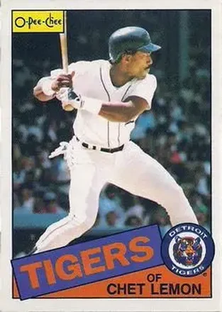 1985 O-Pee-Chee #20 - Chet Lemon - Detroit Tigers