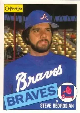 1985 O-Pee-Chee #25 - Steve Bedrosian - Atlanta Braves