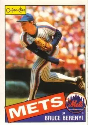 1985 O-Pee-Chee #27 - Bruce Berenyi - New York Mets