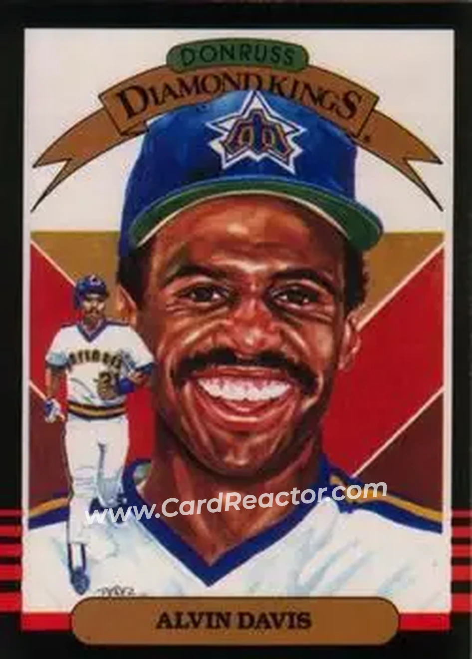 1985 Leaf #18 - Alvin Davis - Seattle Mariners - Front