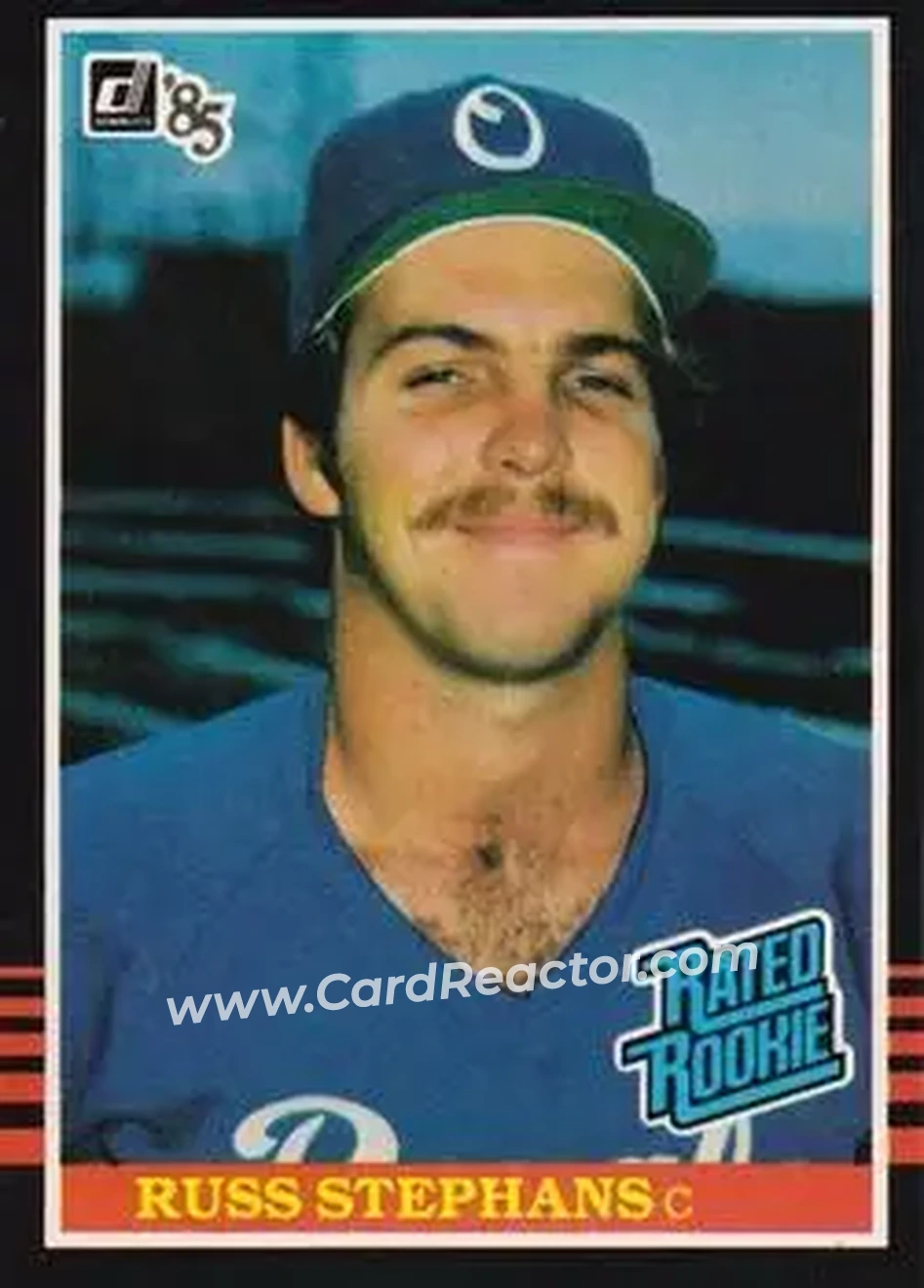 1985 Donruss #42 - Russ Stephans - Kansas City Royals - Front