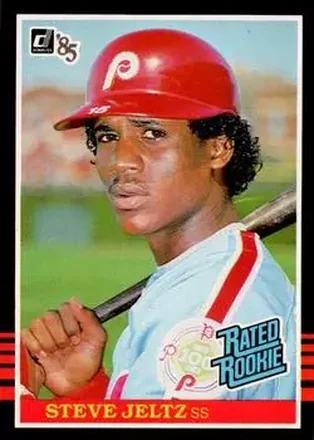 1985 Donruss #44 - Steve Jeltz - Philadelphia Phillies