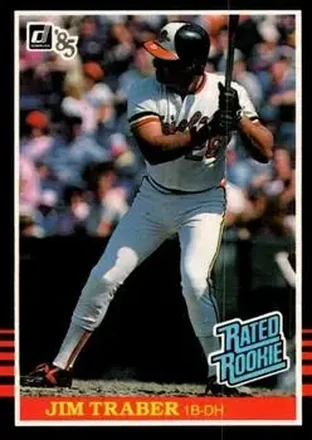 1985 Donruss #45 Jim Traber
