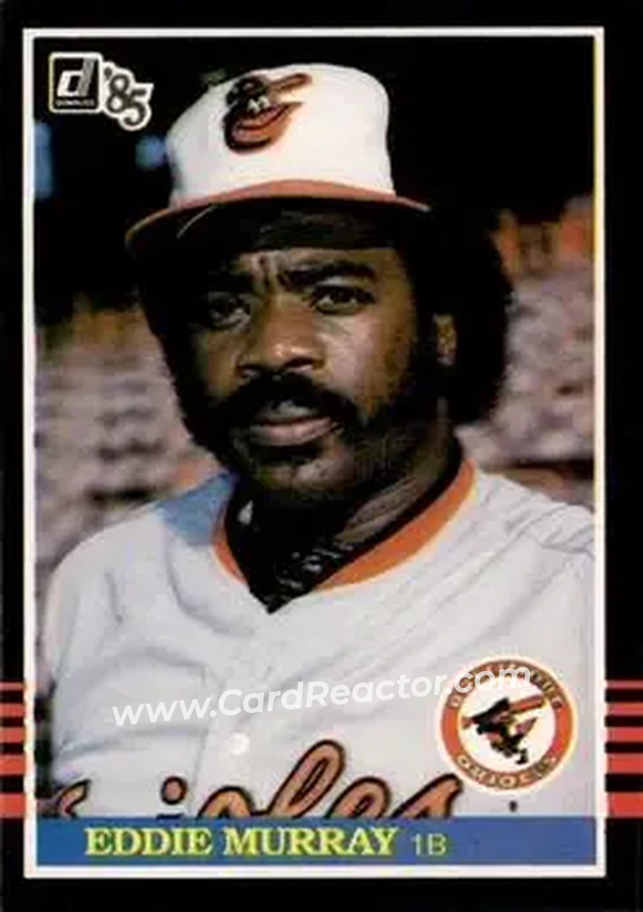 1985 Donruss #47 - Eddie Murray - Baltimore Orioles - Front