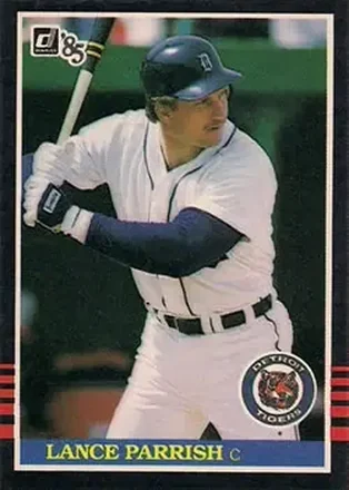 1985 Donruss #49 - Lance Parrish - Detroit Tigers 1985 Donruss #49 - Lance Parrish - Detroit Tigers