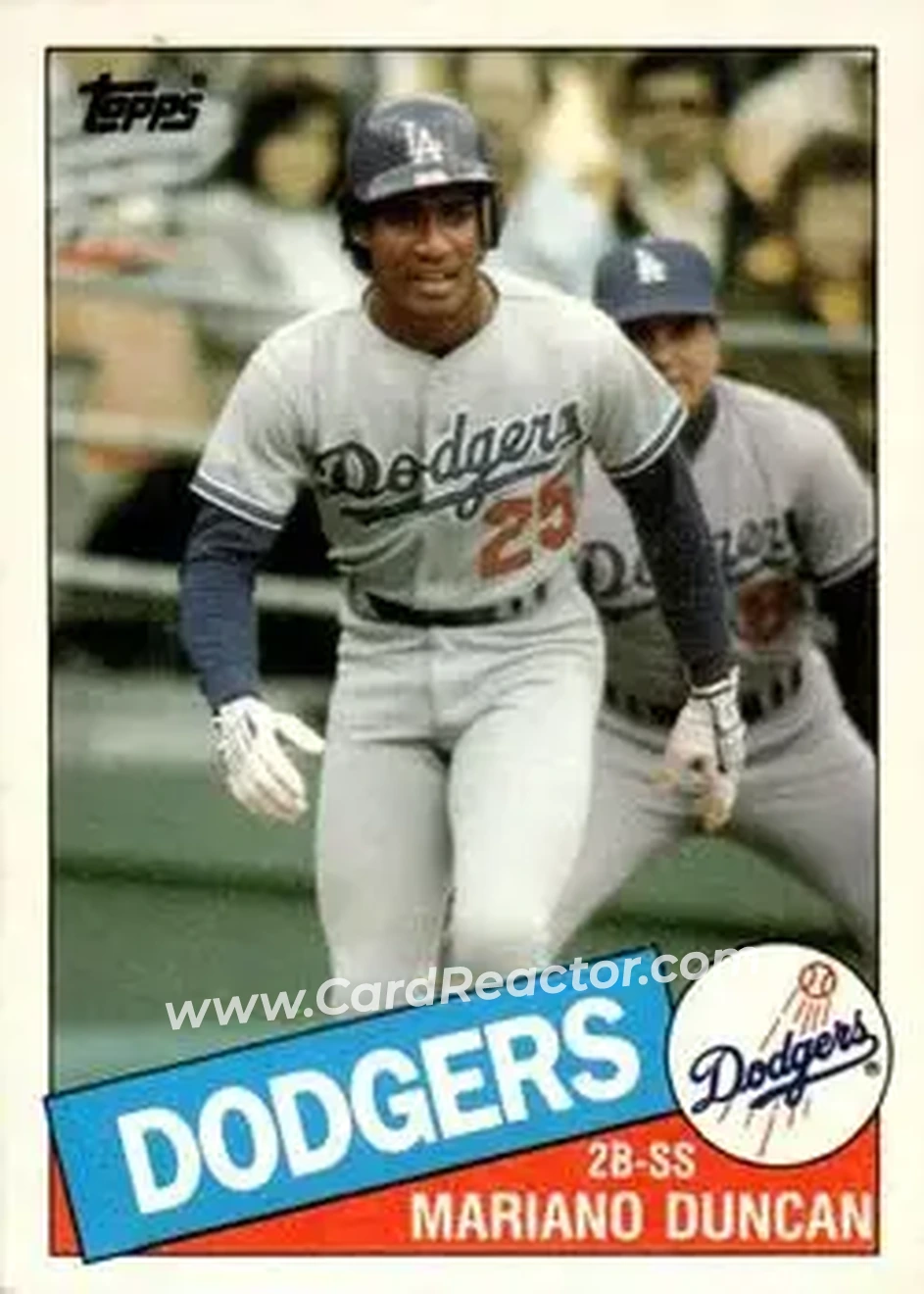 1985 Topps Traded #32T - Mariano Duncan - Los Angeles Dodgers - Front