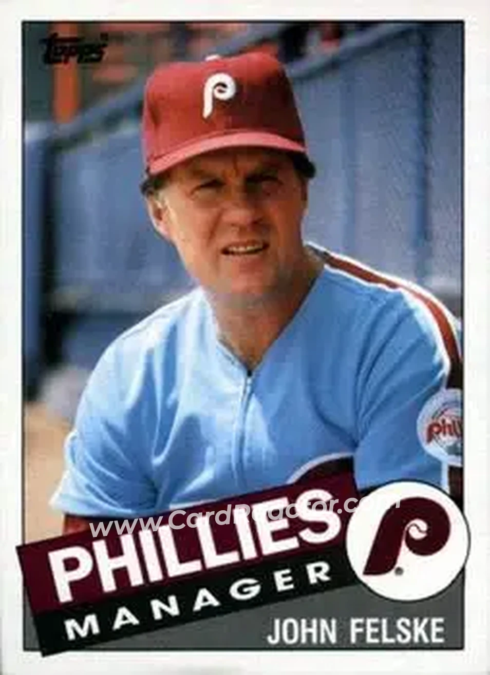 1985 Topps Traded #33T - John Felske - Philadelphia Phillies - Front