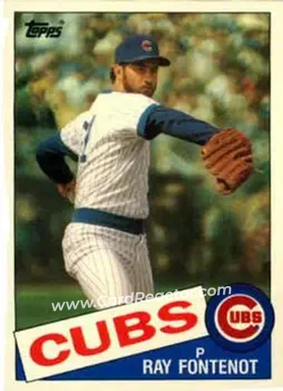 1985 Topps Traded #35T - Ray Fontenot - Chicago Cubs - Front