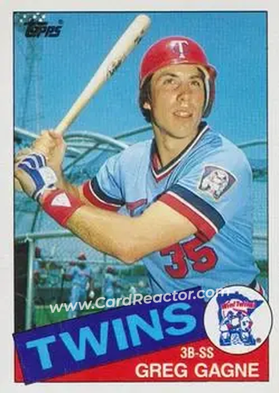 1985 Topps Traded #36T - Greg Gagne - Minnesota Twins - Front