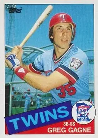 1985 Topps Traded #36T - Greg Gagne - Minnesota Twins 1985 Topps Traded #36T - Greg Gagne - Minnesota Twins