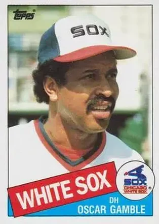 1985 Topps Traded #37T - Oscar Gamble - Chicago White Sox