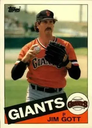 1985 Topps Traded #40T - Jim Gott - San Francisco Giants