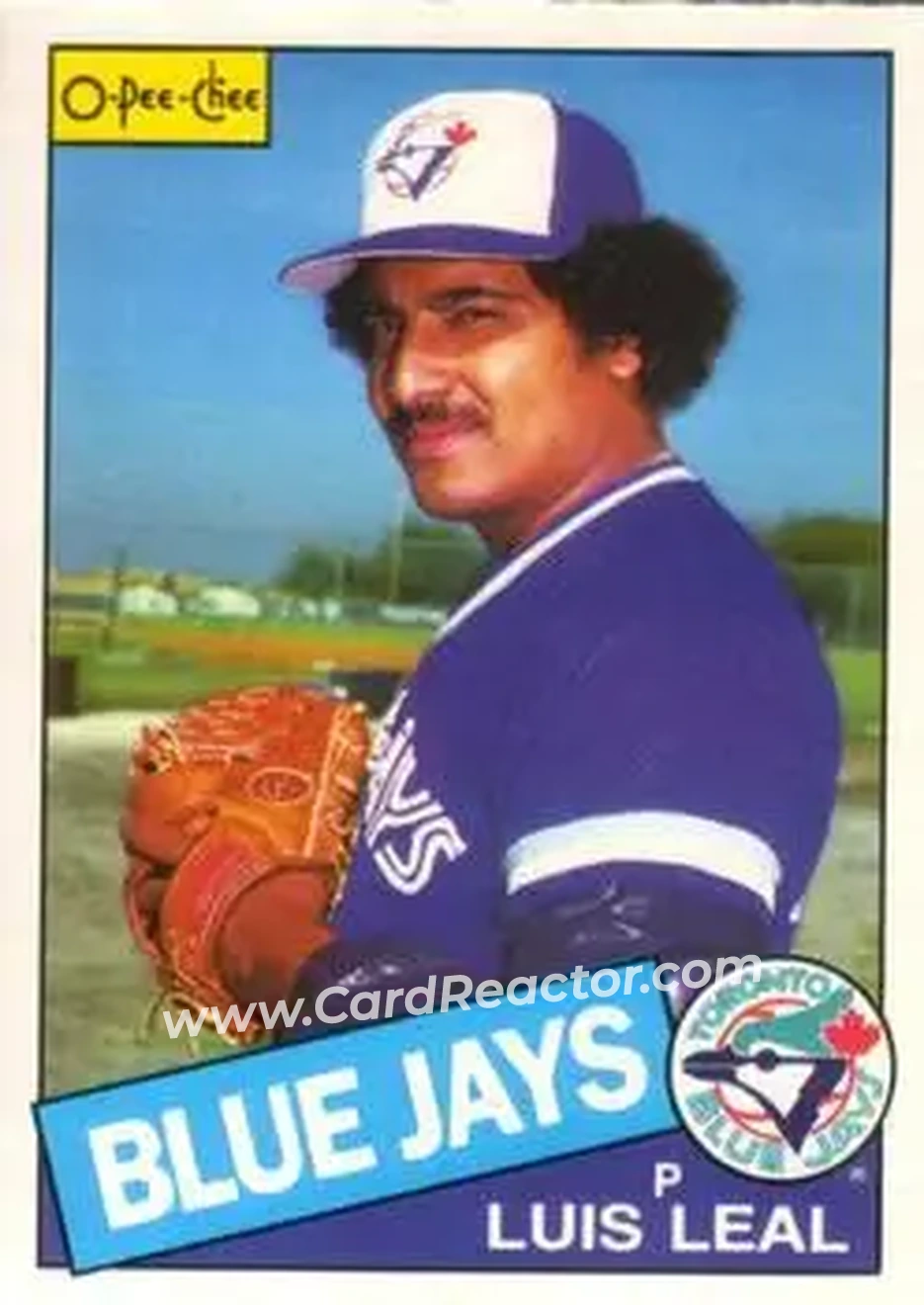 1985 O-Pee-Chee #31 - Luis Leal - Toronto Blue Jays - Front