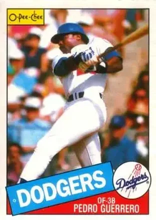 1985 O-Pee-Chee #34 Pedro Guerrero