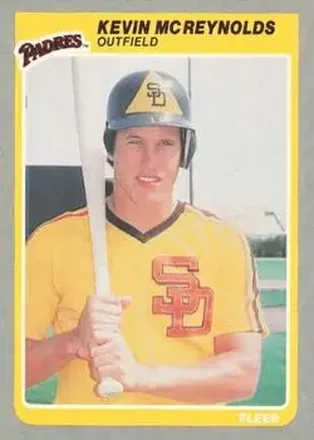 1985 Fleer #41 - Kevin McReynolds - San Diego Padres