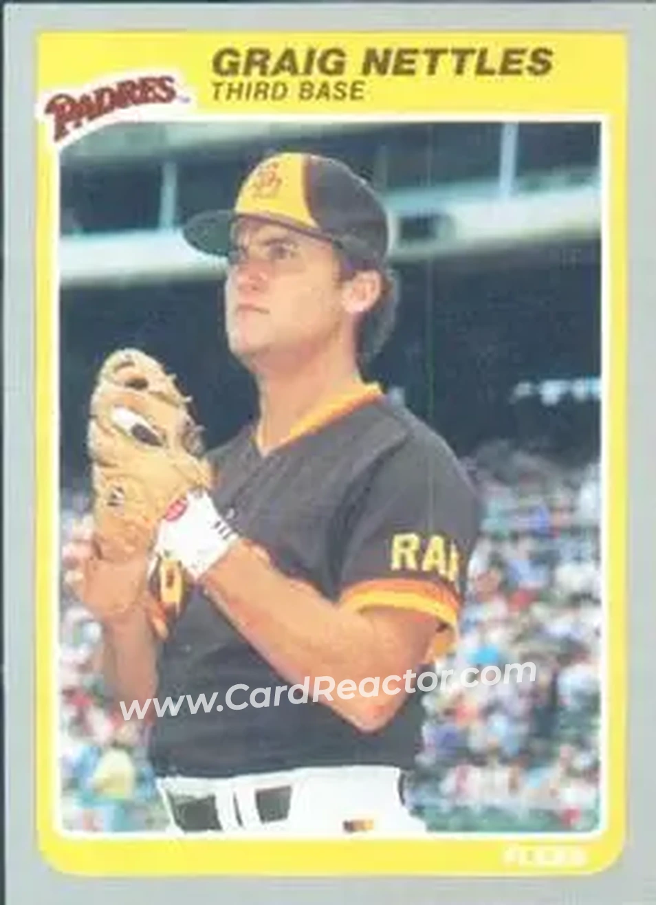 1985 Fleer #42 - Graig Nettles - San Diego Padres - Front