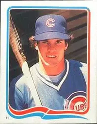 1985 Fleer Star Stickers #11 - Ryne Sandberg - Chicago Cubs