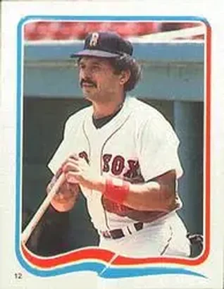1985 Fleer Star Stickers #12 - Tony Armas - Boston Red Sox