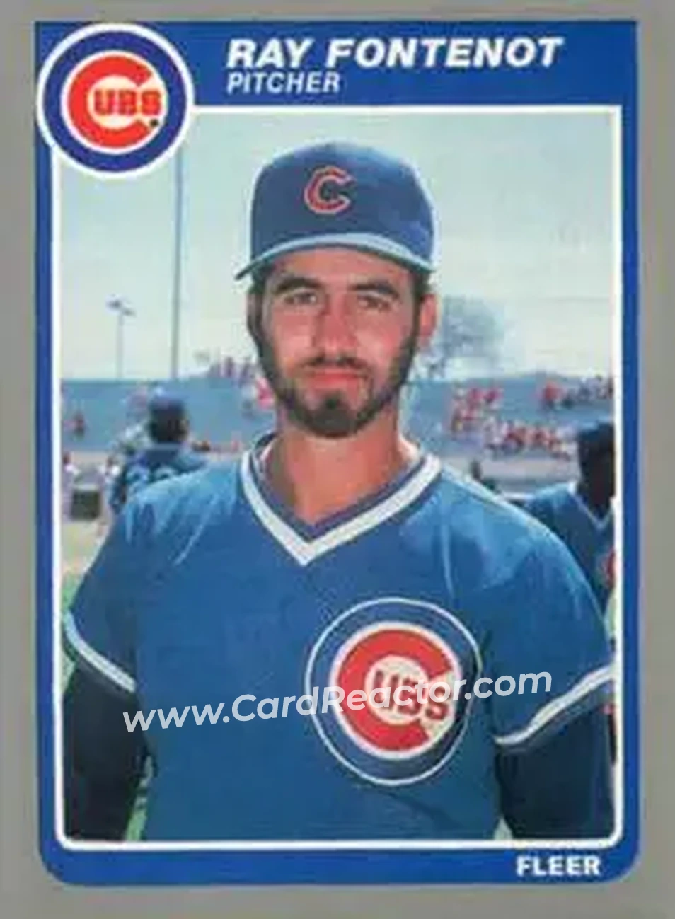1985 Fleer Update #U-42 - Ray Fontenot - Chicago Cubs - Front