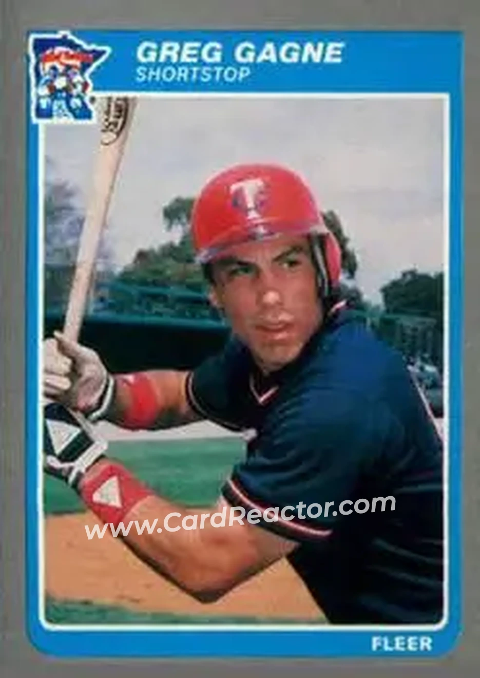 1985 Fleer Update #U-43 - Greg Gagne - Minnesota Twins - Front 1985 Fleer Update #U-43 - Greg Gagne - Minnesota Twins - Front