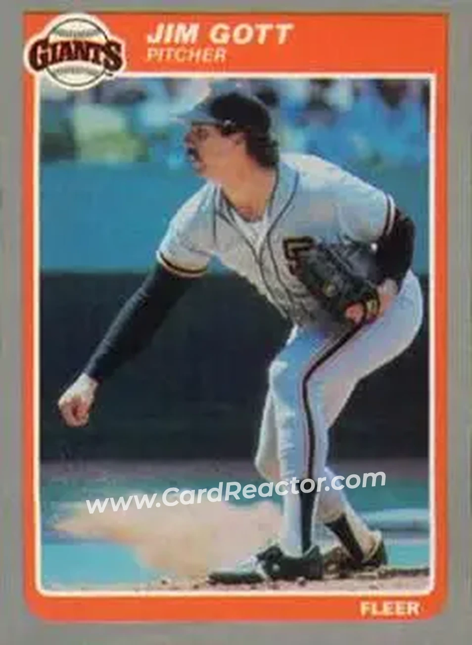 1985 Fleer Update #U-45 - Jim Gott - San Francisco Giants - Front