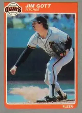 1985 Fleer Update #U-45 - Jim Gott - San Francisco Giants