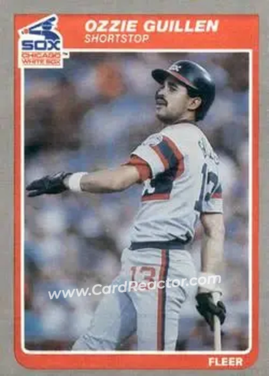 1985 Fleer Update #U-48 - Ozzie Guillen - Chicago White Sox - Front