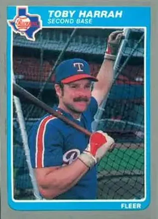 1985 Fleer Update #U-49 - Toby Harrah - Texas Rangers