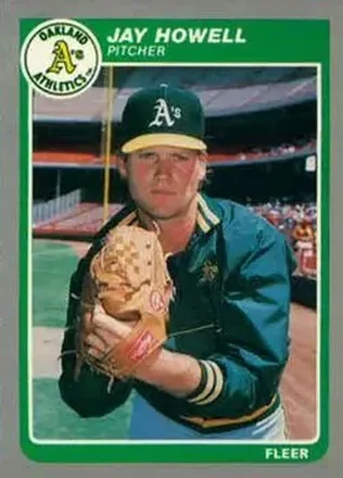 1985 Fleer Update #U-57 - Jay Howell - Oakland Athletics