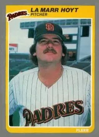 1985 Fleer Update #U-58 - LaMarr Hoyt - San Diego Padres