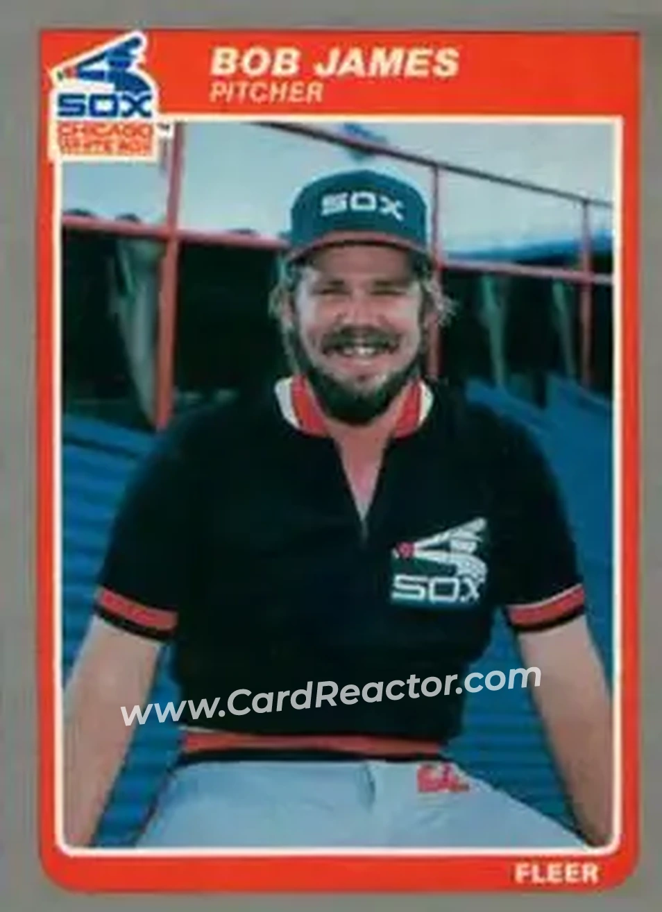 1985 Fleer Update #U-60 - Bob James - Chicago White Sox - Front