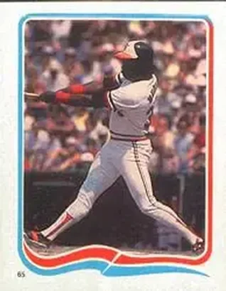 1985 Fleer Star Stickers #65 - Eddie Murray - Baltimore Orioles