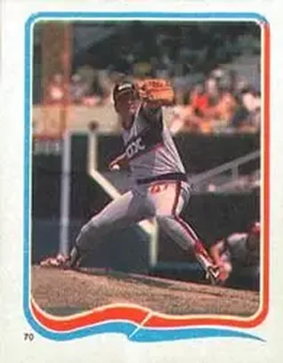 1985 Fleer Star Stickers #70 - Tom Seaver - Chicago White Sox