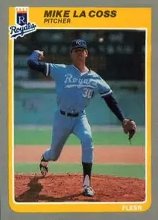 1985 Fleer Update #U-66 - Mike LaCoss - Kansas City Royals 1985 Fleer Update #U-66 - Mike LaCoss - Kansas City Royals